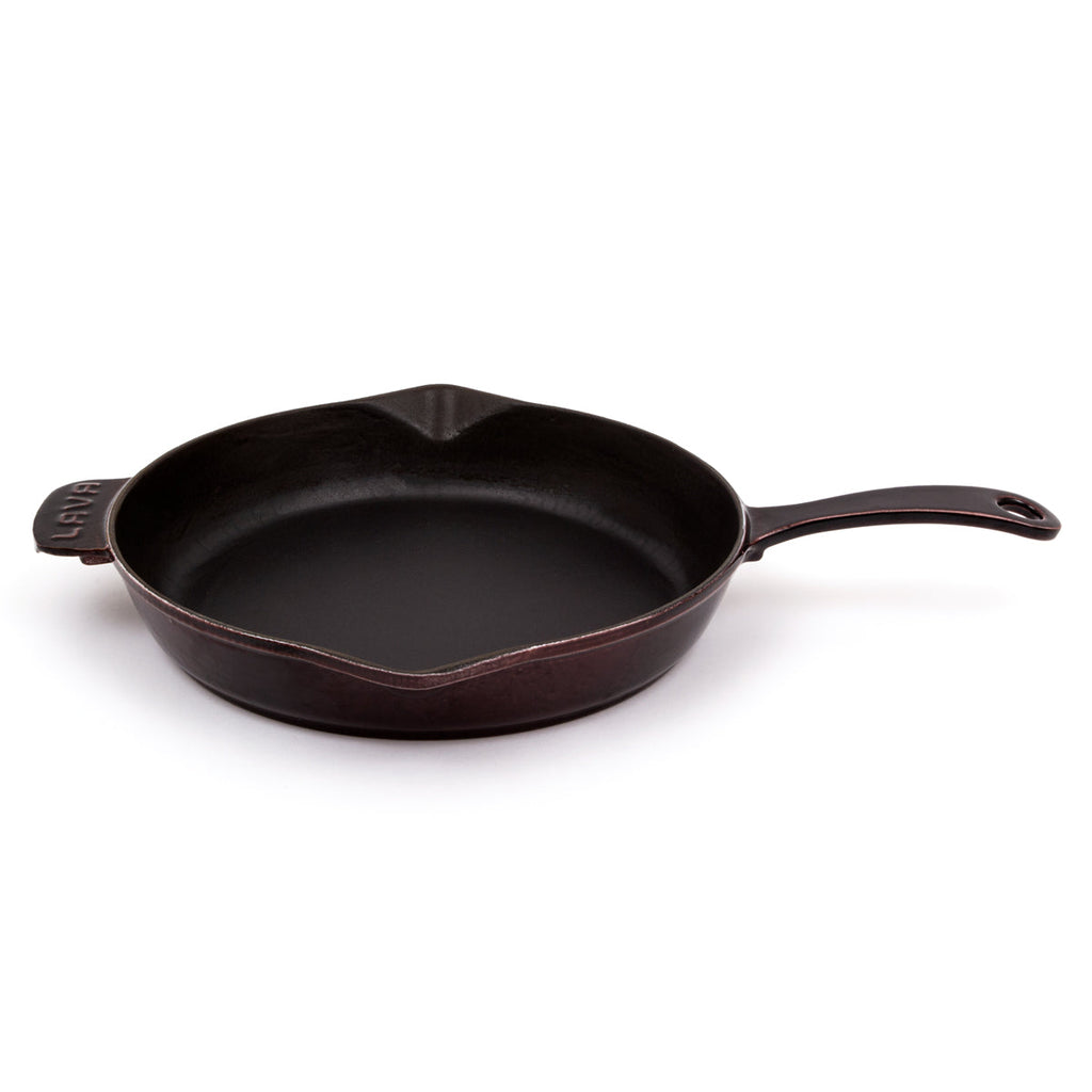 LAVA Cast Iron Skillet cast iron cookware by Patriot Tactical, homestead American heritage design – main image
