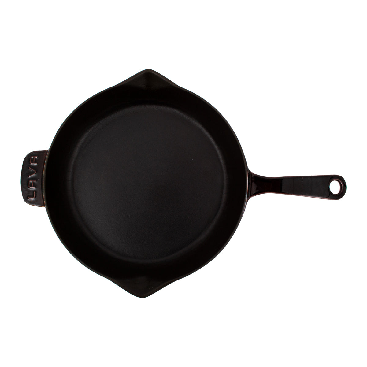 LAVA Cast Iron Skillet cast iron cookware by Patriot Tactical, homestead American heritage design – lifestyle view