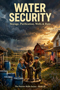 Water Security Ebook ebook cover by Patriot Tactical, homestead American heritage design – main image