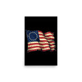 Betsy Ross Flag Poster poster by Patriot Tactical, homestead American heritage design – main image