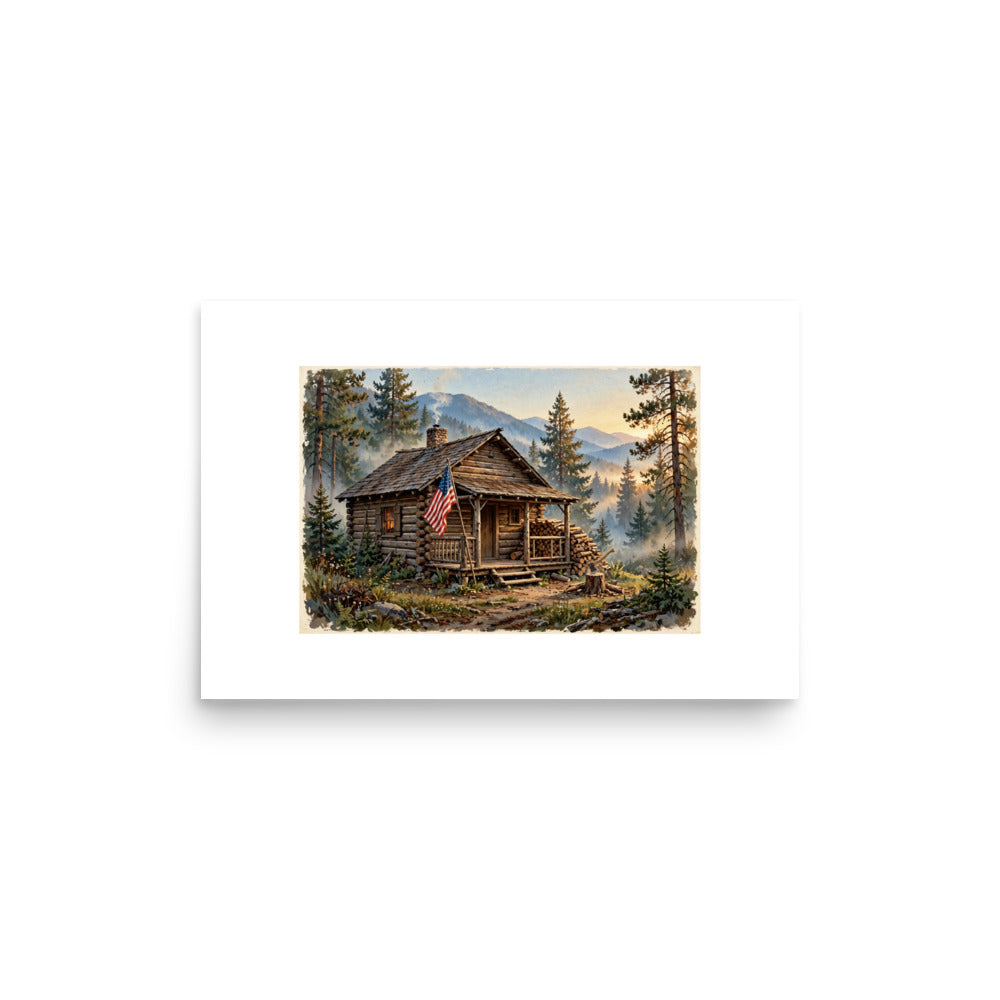 The Homestead Poster poster by Patriot Tactical, homestead American heritage design – main image