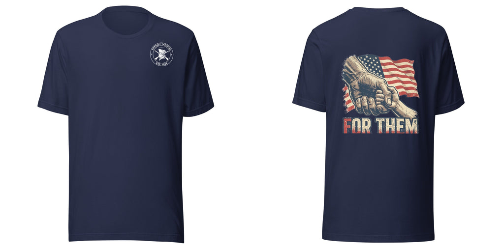 For Them Tee t-shirt by Patriot Tactical, homestead American heritage design – main image
