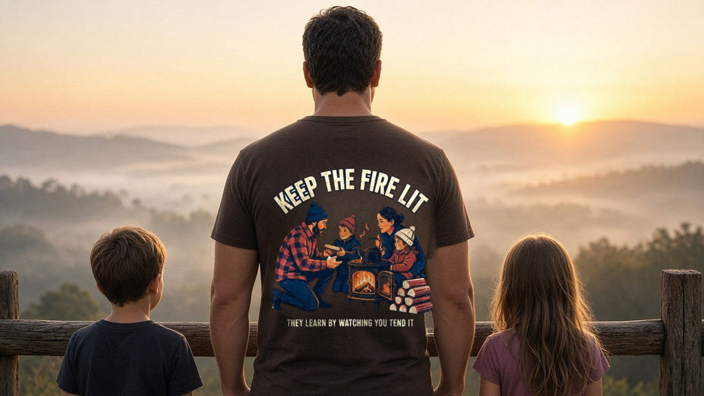 Keep The Fire Lit Premium Tee product photo