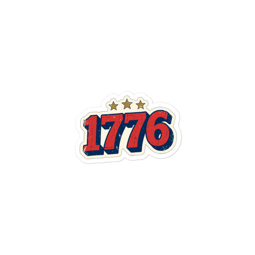 1776 Star Vinyl Sticker Sticker vinyl sticker by Patriot Tactical, homestead American heritage design – main image