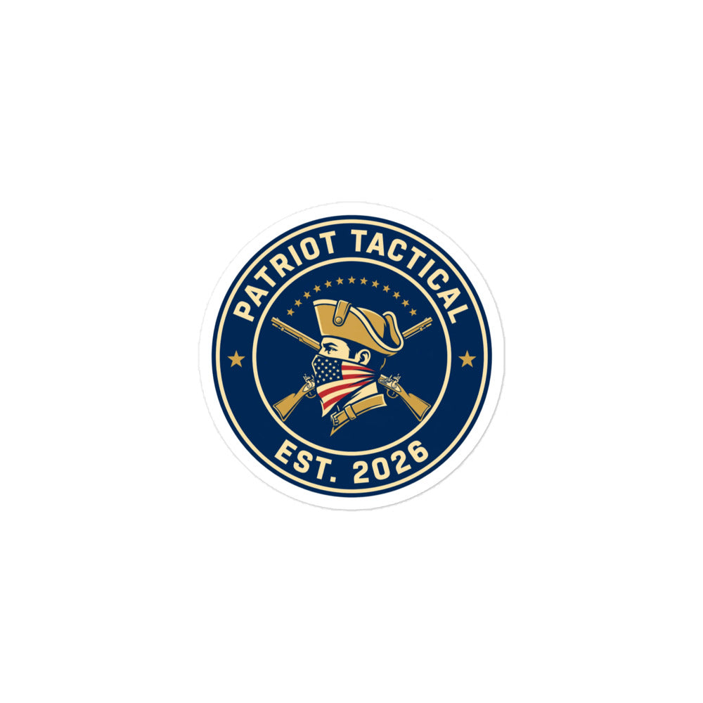 Patriot Tactical Badge Sticker Sticker vinyl sticker by Patriot Tactical, homestead American heritage design – main image