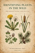 Identifying Wild Plants Ebook ebook cover by Patriot Tactical, homestead American heritage design – main image