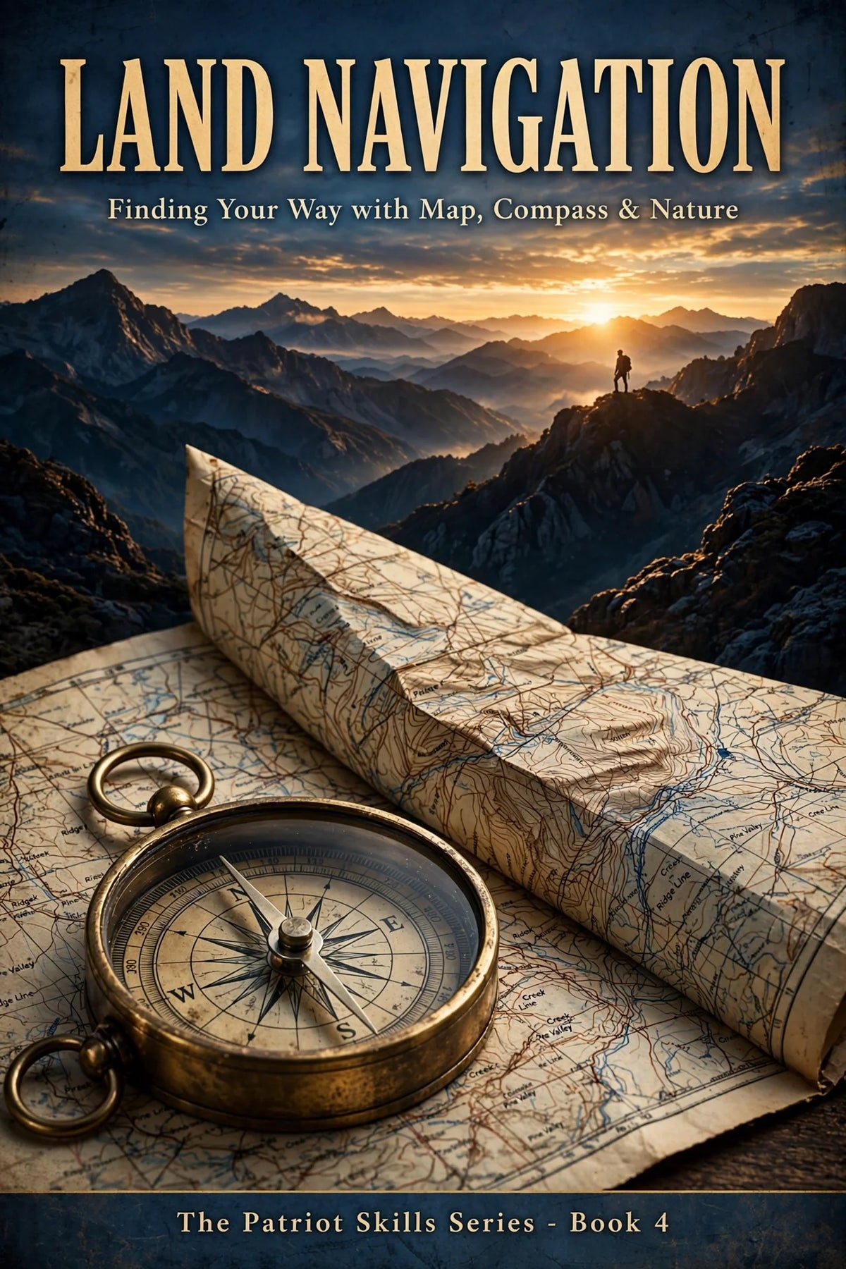 Land Navigation Ebook ebook cover by Patriot Tactical, homestead American heritage design – main image