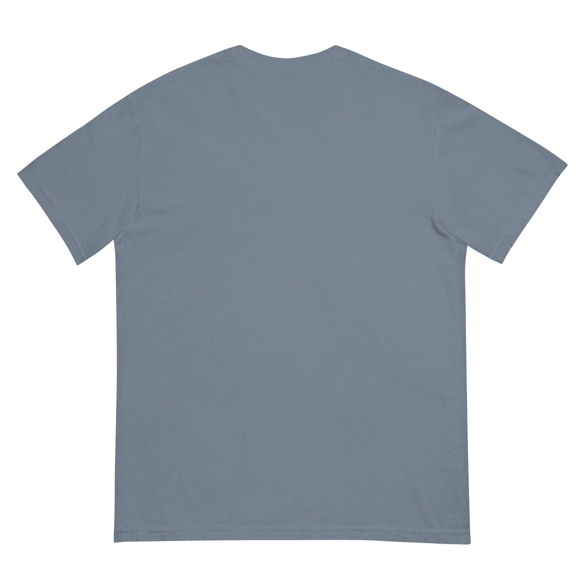 Keep the Name Clean Heritage Oak tee in Blue Jean, plain back