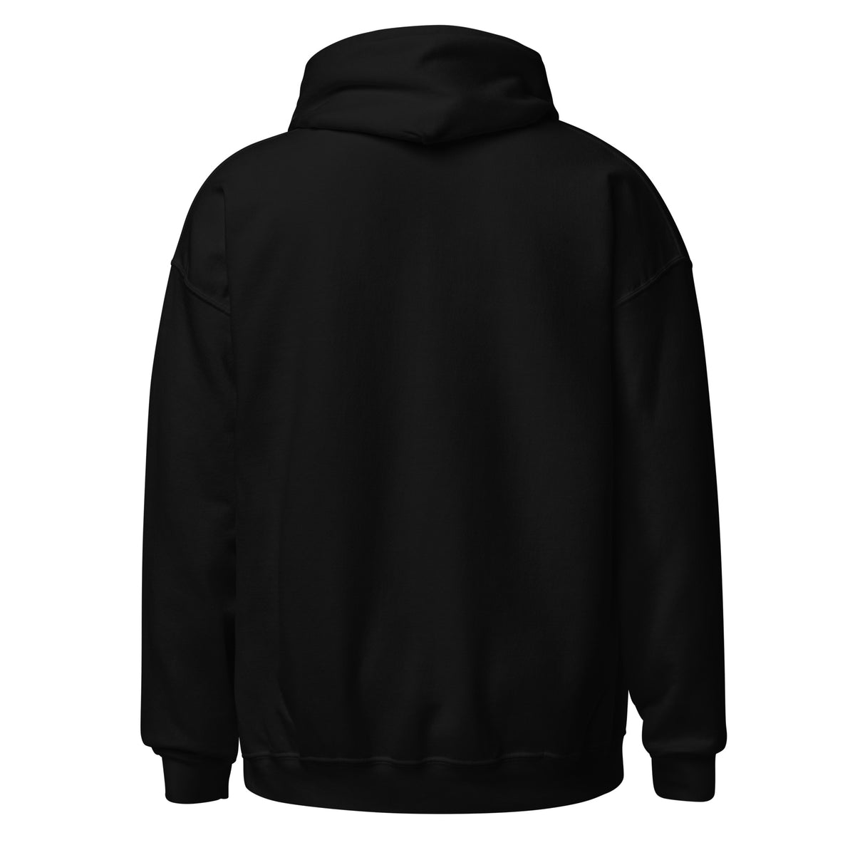 Christmas 1776 Crossing Hoodie in Black, back view
