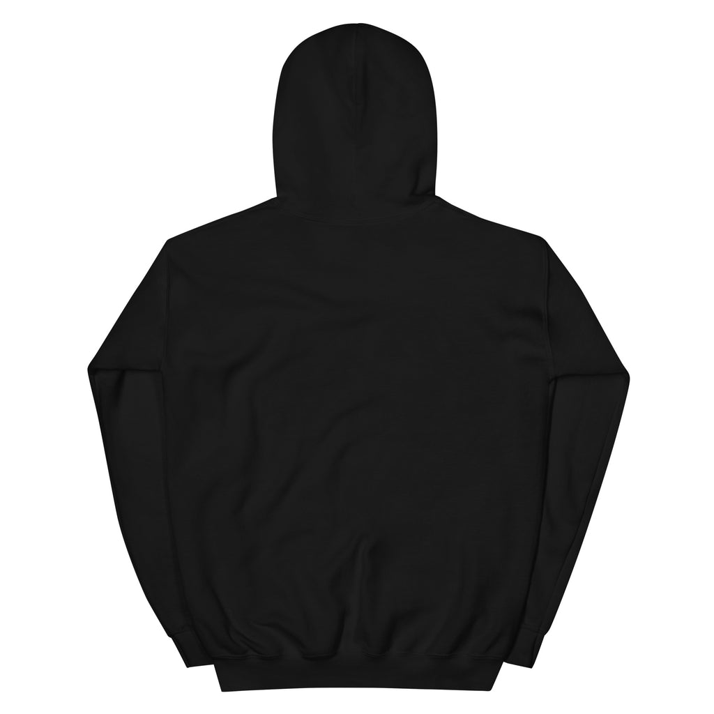 Liberty Bell Hoodie in Black, back view