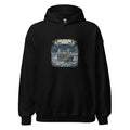 Christmas 1776 Crossing Hoodie in Black, front view