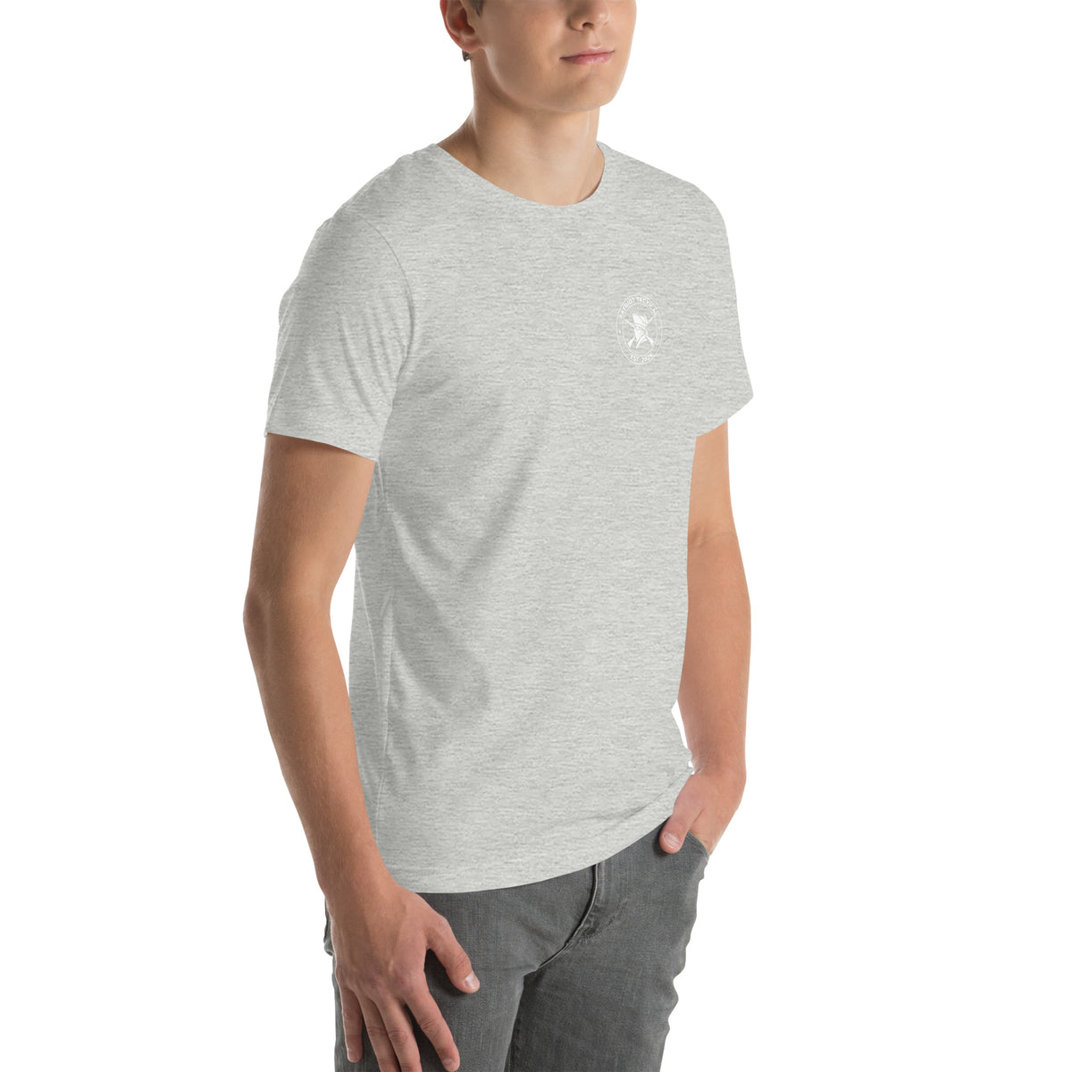 We Watch Back Tee t-shirt by Patriot Tactical, homestead American heritage design – detail view 16