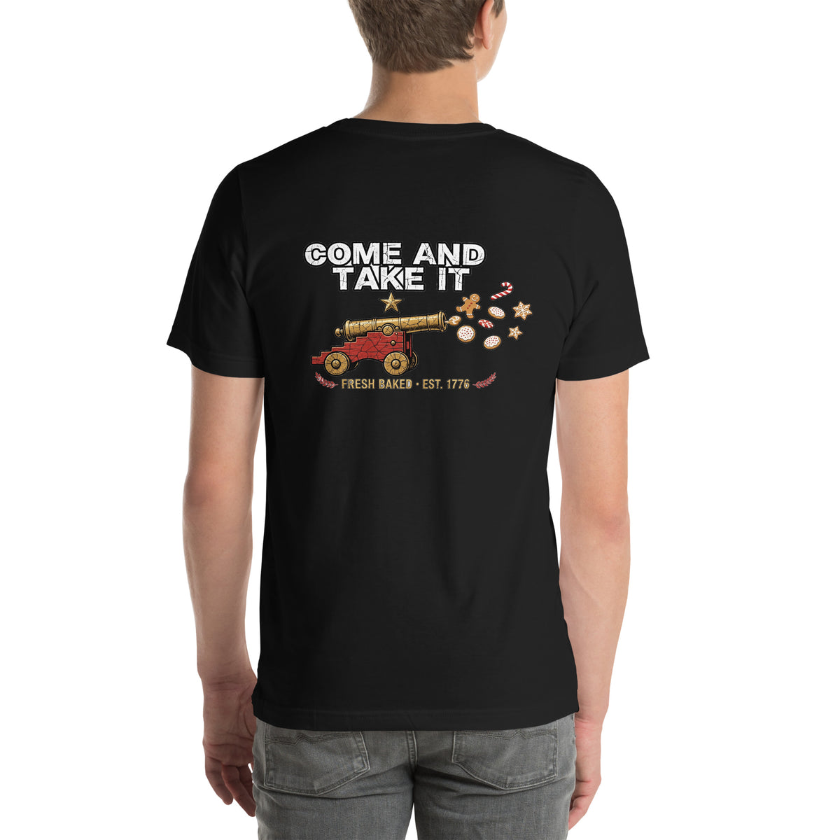 Come and Take It Cookies Christmas Tee t-shirt by Patriot Tactical, homestead American heritage design – main image