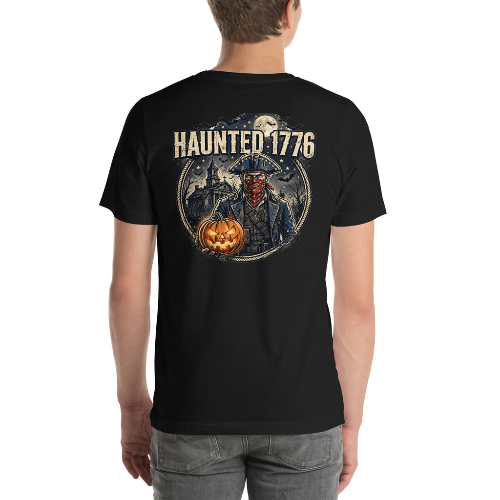 Haunted 1776 Tee t-shirt by Patriot Tactical, homestead American heritage design – main image
