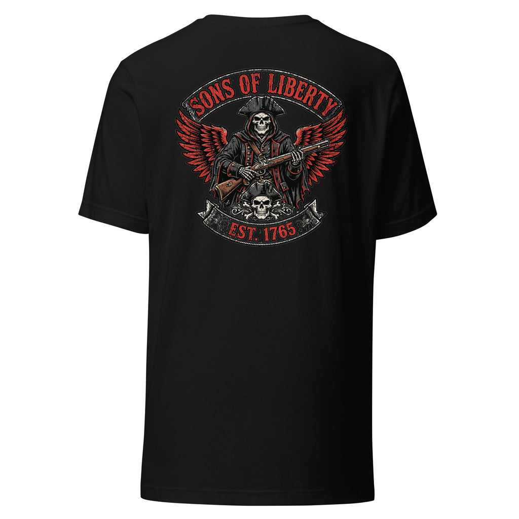 Sons of Liberty Tee t-shirt by Patriot Tactical, homestead American heritage design – main image
