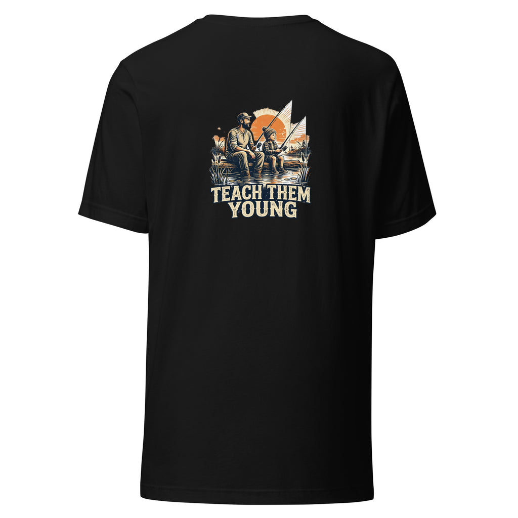 Raising Them Right Tee t-shirt by Patriot Tactical, homestead American heritage design – product mockup