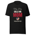 My Hero Calls Me Mom Tee t-shirt by Patriot Tactical, homestead American heritage design – product mockup