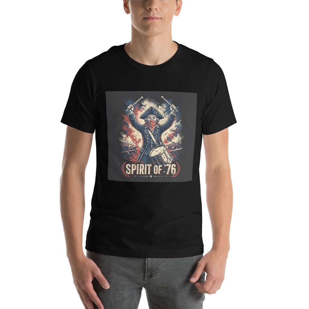 Spirit of '76 Tee t-shirt by Patriot Tactical, homestead American heritage design – main image