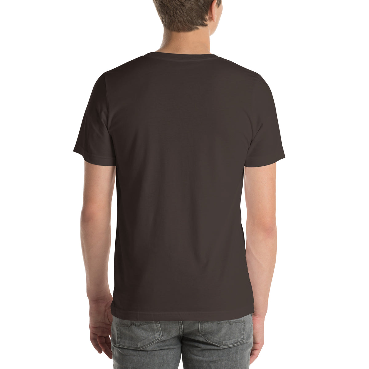 Tired > Dependent Workwear Tee in Brown, back view