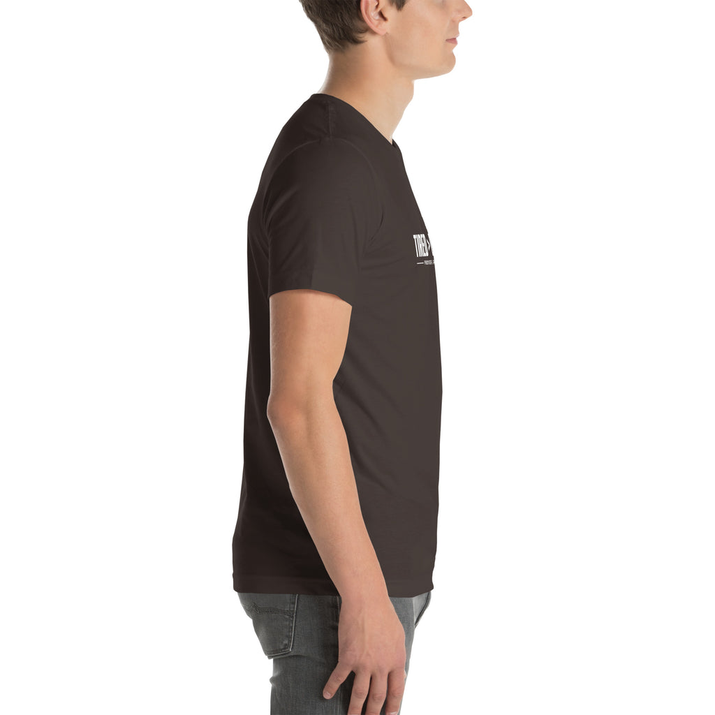 Tired > Dependent Workwear Tee in Brown, right side view