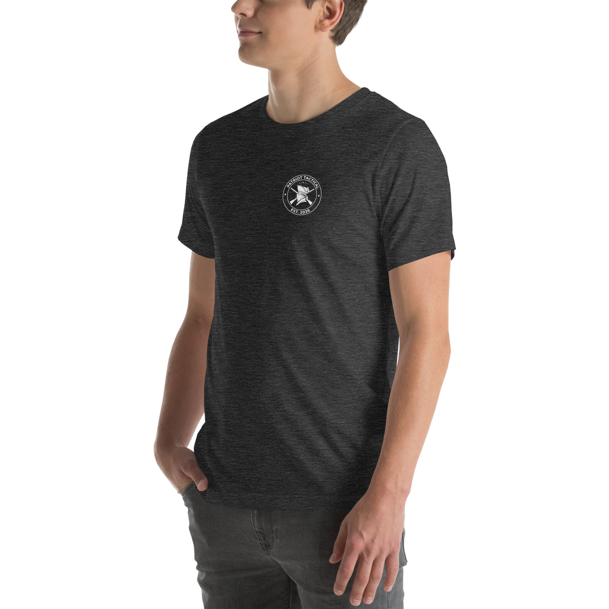Old Enough To Carry Tee t-shirt by Patriot Tactical, homestead American heritage design – front view 19