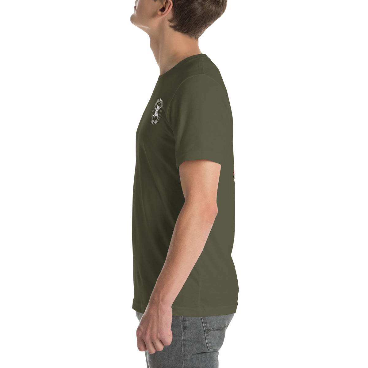 Pass It On Tee t-shirt by Patriot Tactical, homestead American heritage design – product mockup 8
