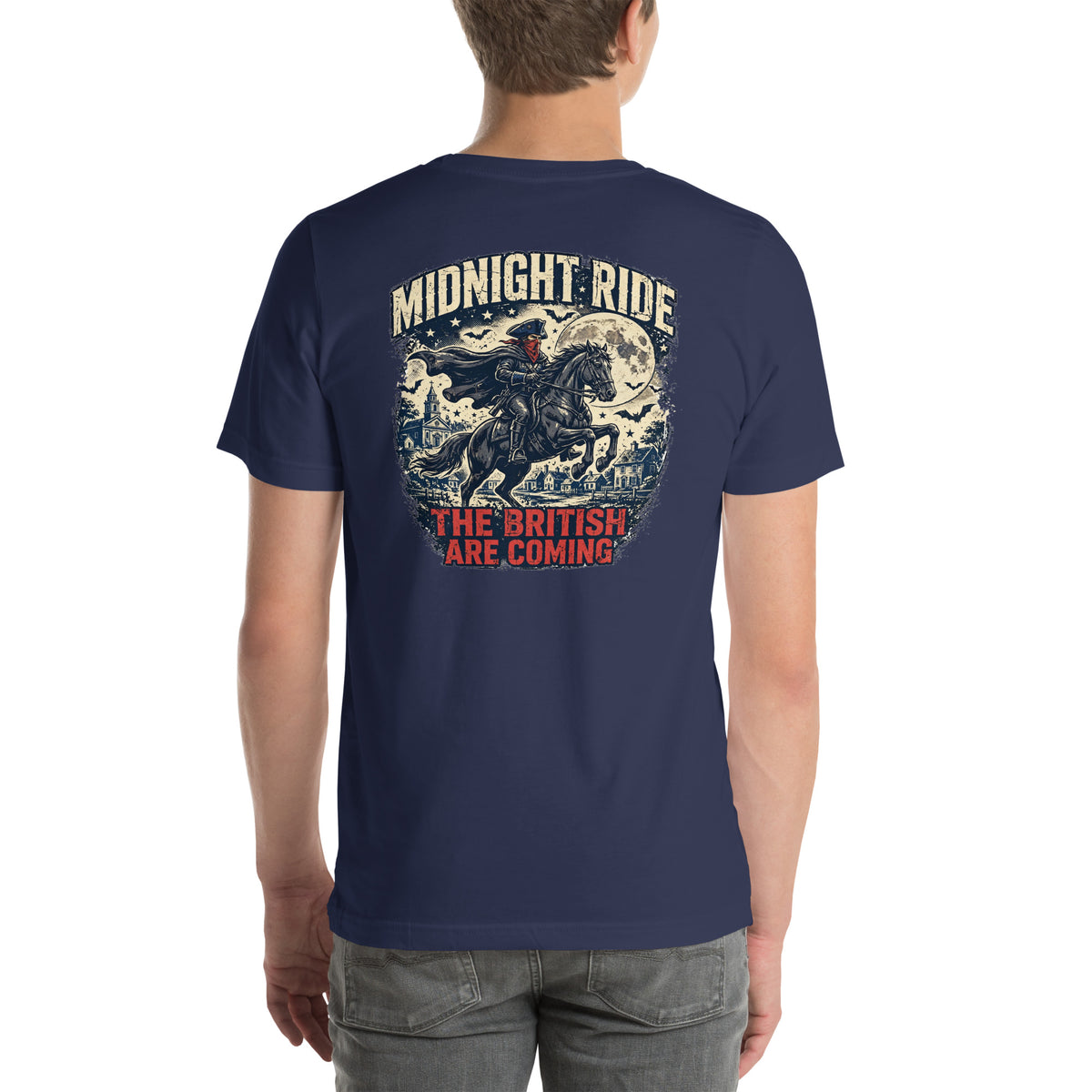 Midnight Ride Tee t-shirt by Patriot Tactical, homestead American heritage design – main image
