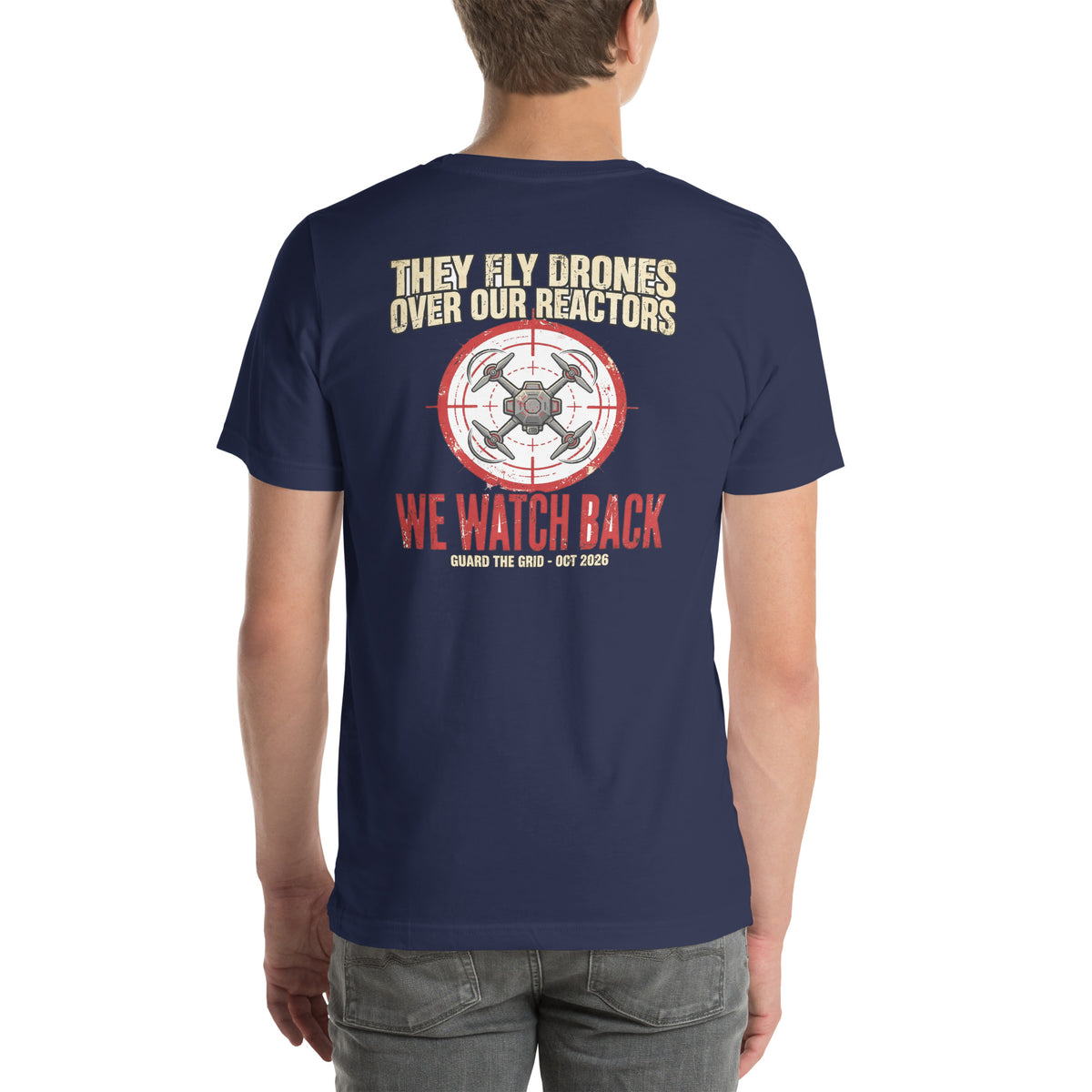 We Watch Back Tee t-shirt by Patriot Tactical, homestead American heritage design – detail view 10