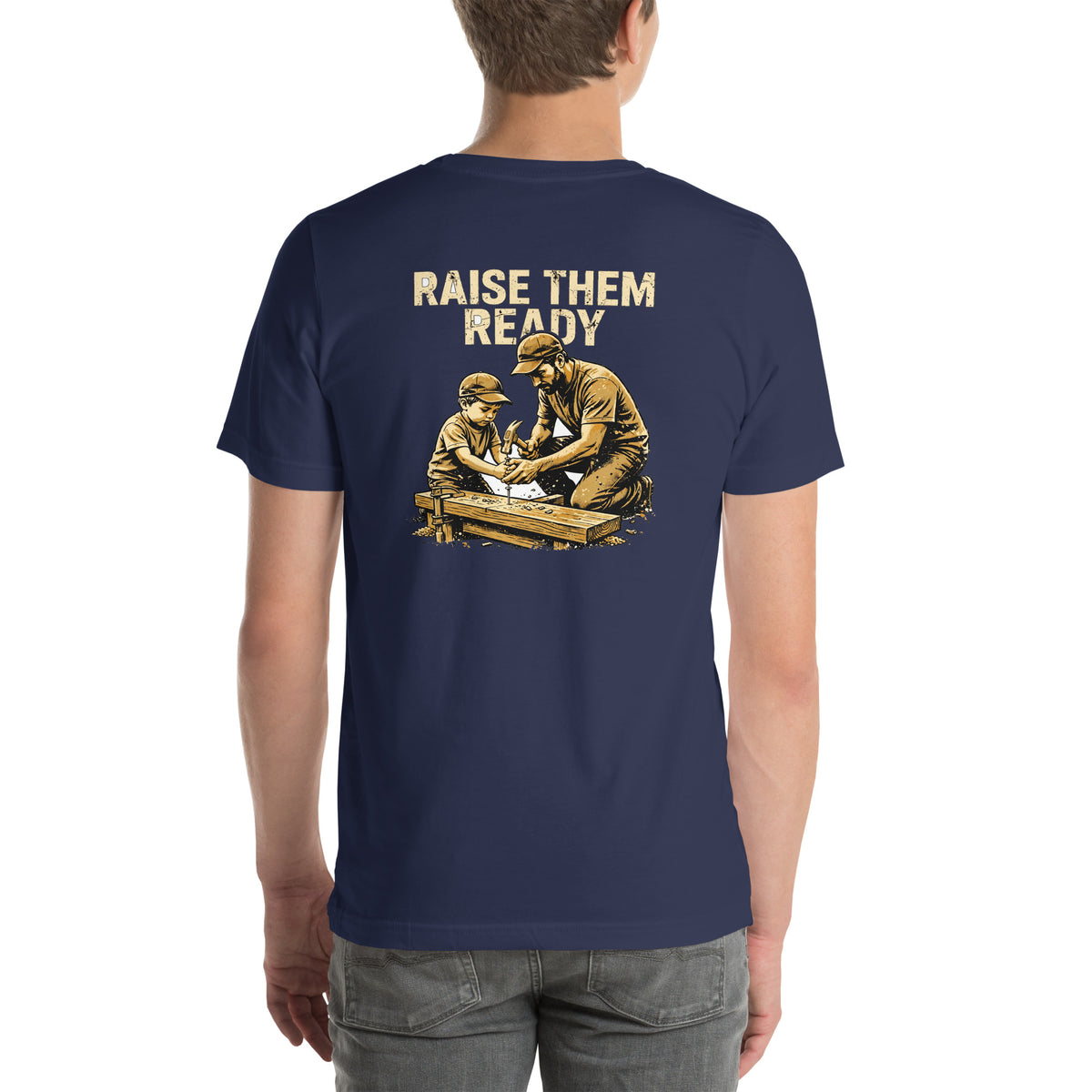 Raise Them Ready Tee t-shirt by Patriot Tactical, homestead American heritage design – back view 18