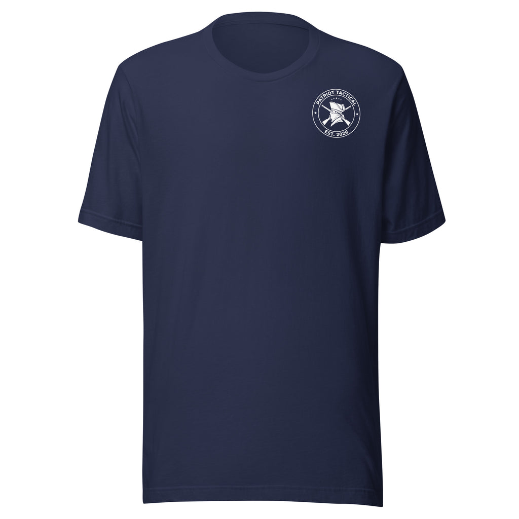 For Them Tee t-shirt by Patriot Tactical, homestead American heritage design – product mockup