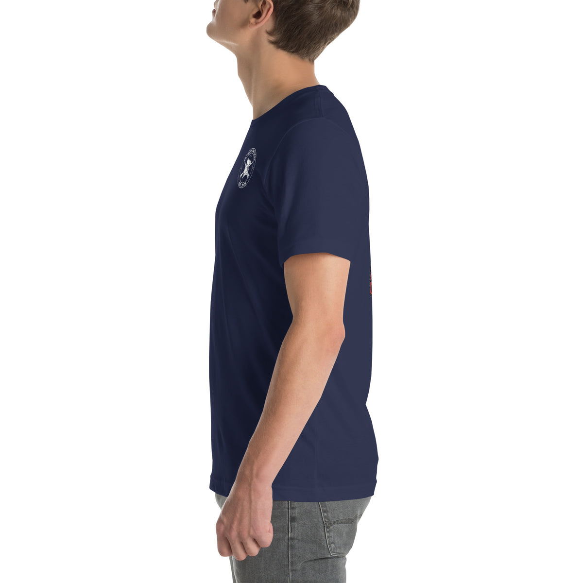 Midnight Ride Tee t-shirt by Patriot Tactical, homestead American heritage design – product mockup 8