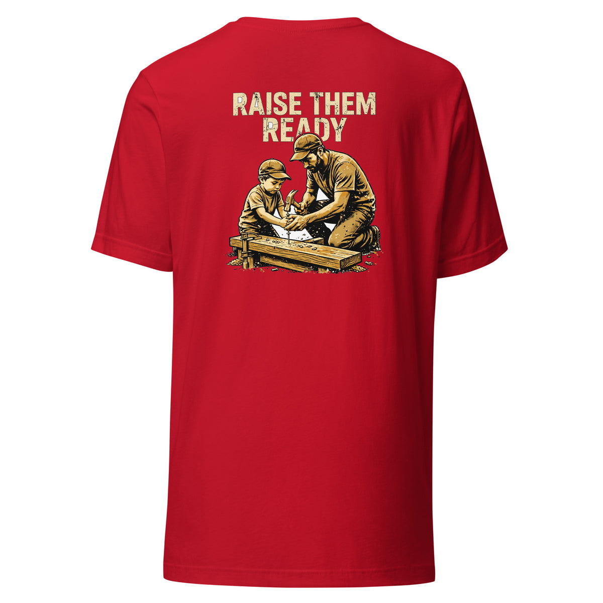 Raise Them Ready Tee t-shirt by Patriot Tactical, homestead American heritage design – main image