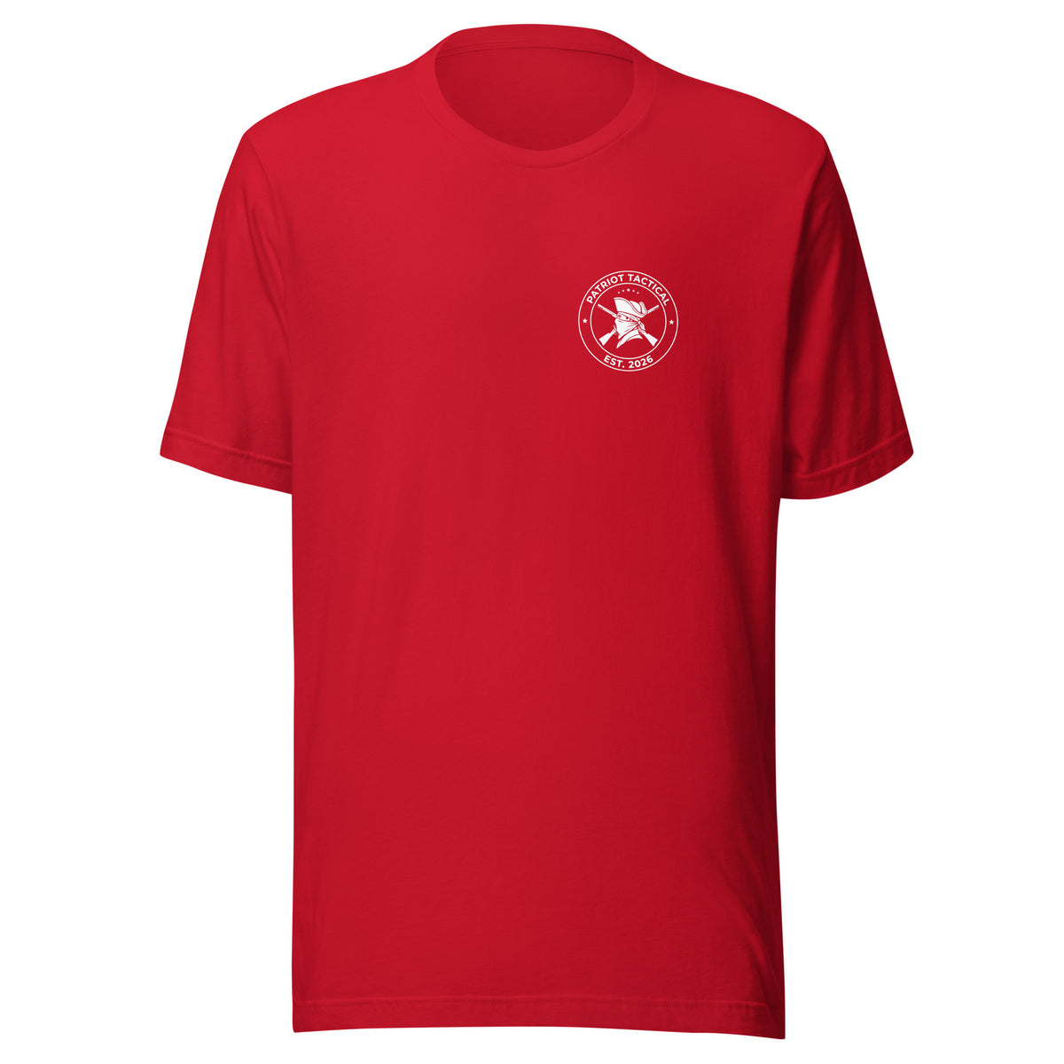 Raise Them Ready Tee t-shirt by Patriot Tactical, homestead American heritage design – product mockup