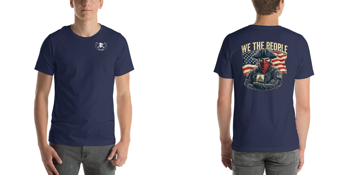 We The People Patriot Tee t-shirt by Patriot Tactical, homestead American heritage design – main image