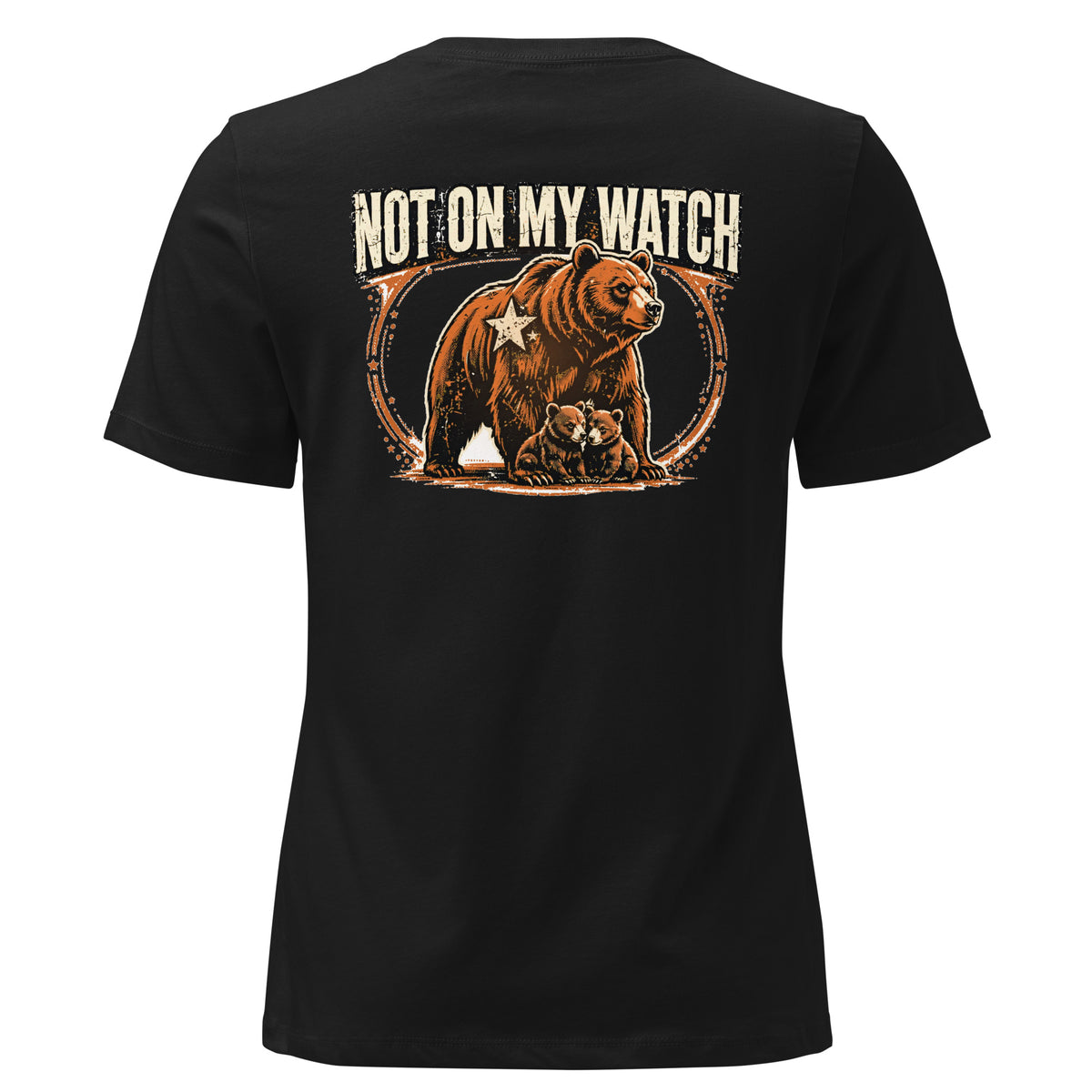 Not On My Watch Tee t-shirt by Patriot Tactical, homestead American heritage design – lifestyle view