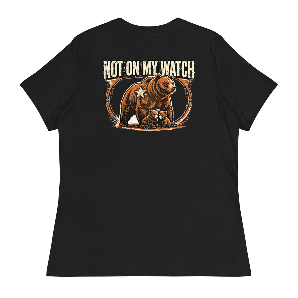 Not On My Watch Tee t-shirt by Patriot Tactical, homestead American heritage design – back view