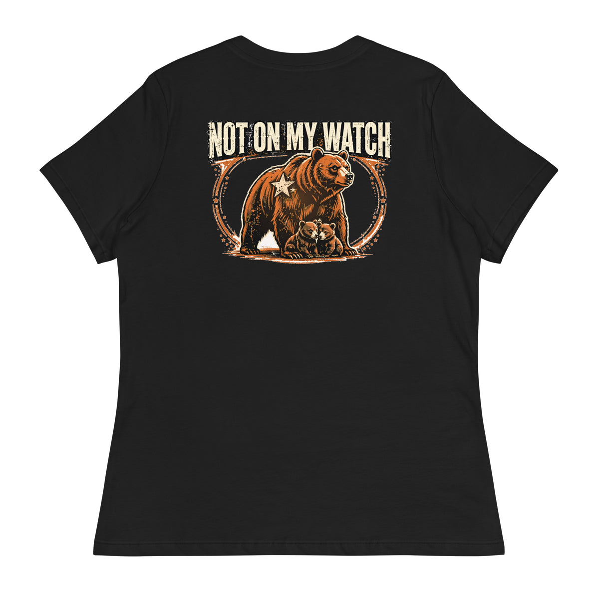 Not On My Watch Tee t-shirt by Patriot Tactical, homestead American heritage design – back view