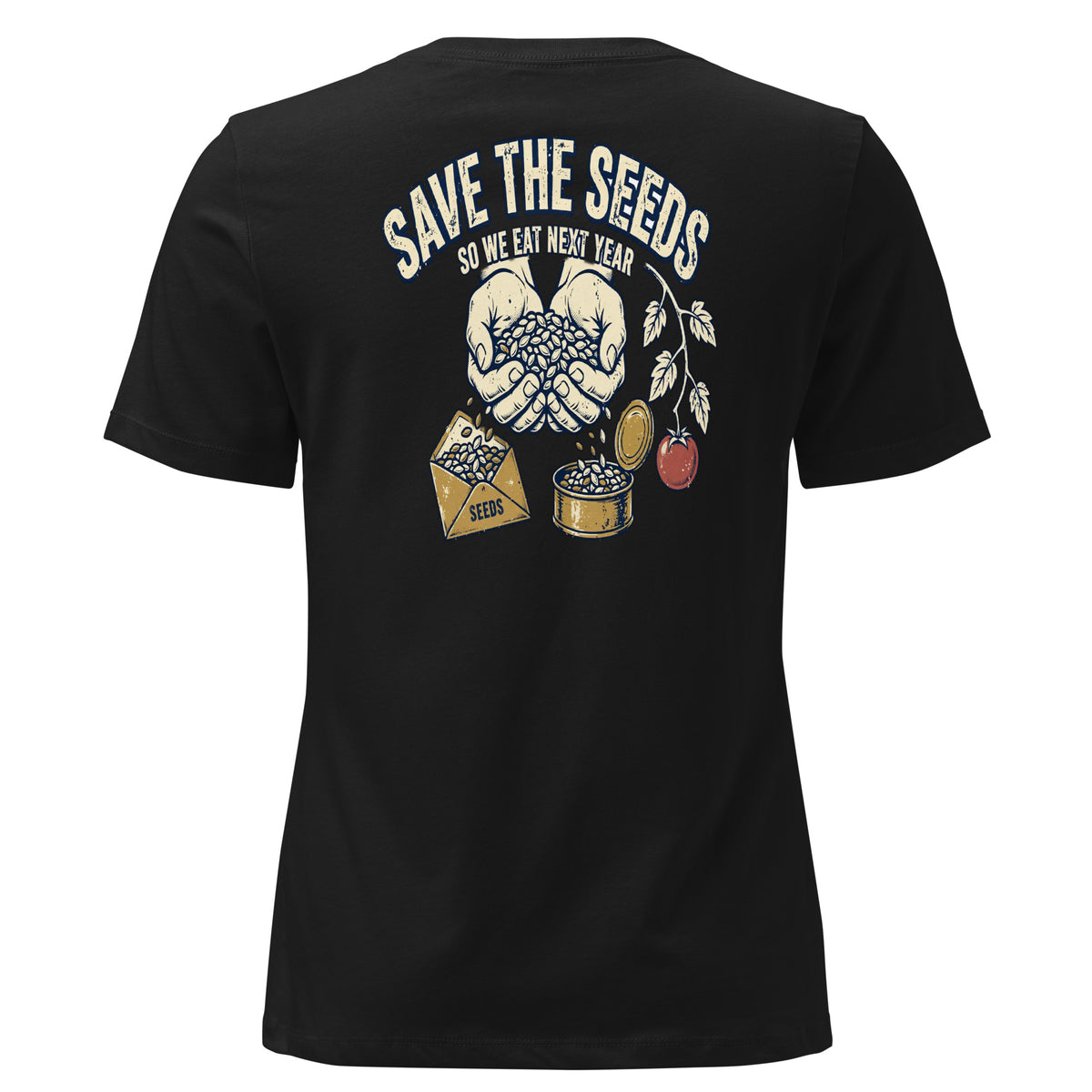 Save The Seeds Women's Tee t-shirt by Patriot Tactical, homestead American heritage design – main image