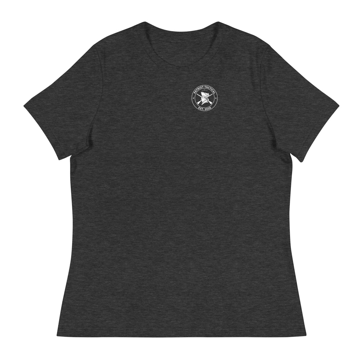 Beauty and Backbone Women's Tee t-shirt by Patriot Tactical, homestead American heritage design – front view 7