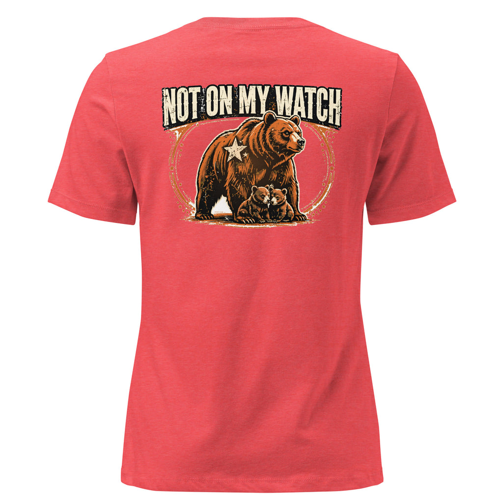 Not On My Watch Tee t-shirt by Patriot Tactical, homestead American heritage design – detail view