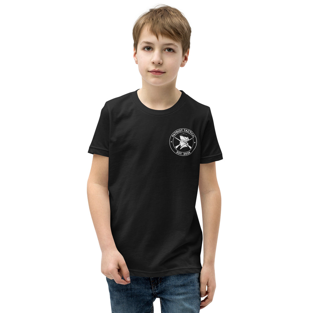 Liberty Is the Treat Kids Tee kids apparel by Patriot Tactical, homestead American heritage design – main image