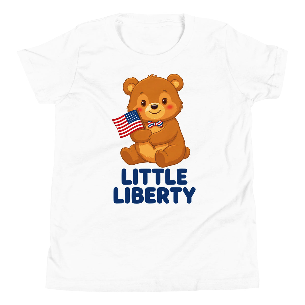 Little Liberty Kids Tee kids apparel by Patriot Tactical, homestead American heritage design – lifestyle view